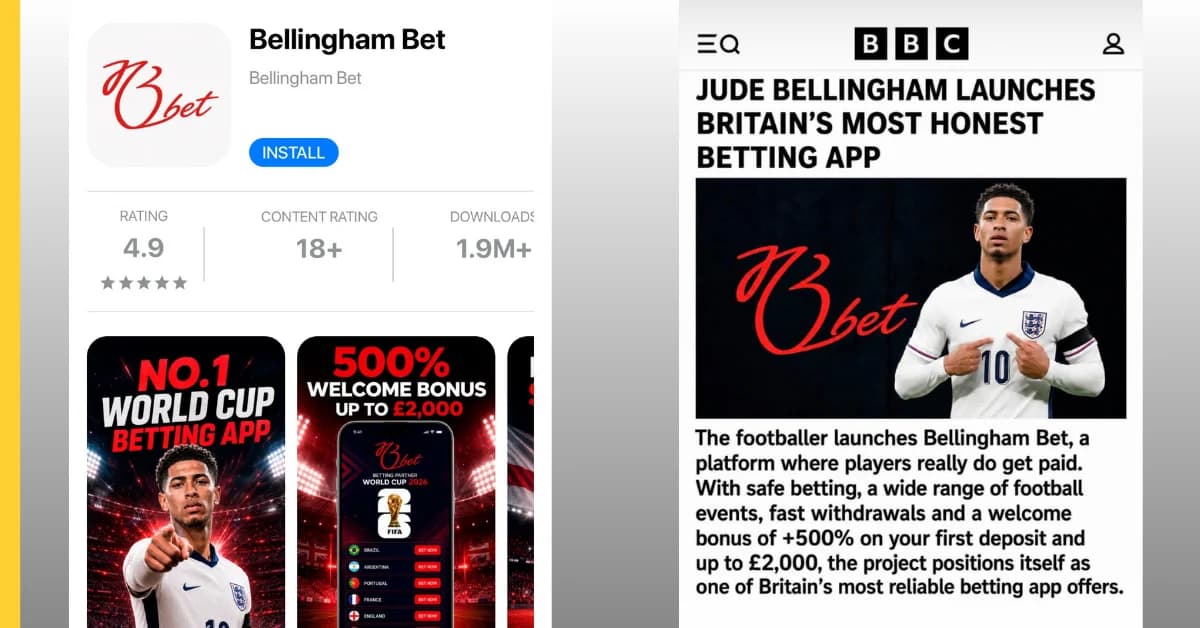 Bellingham Bet-annonce og black-market gambling omtalt i NEXT.io-kilde