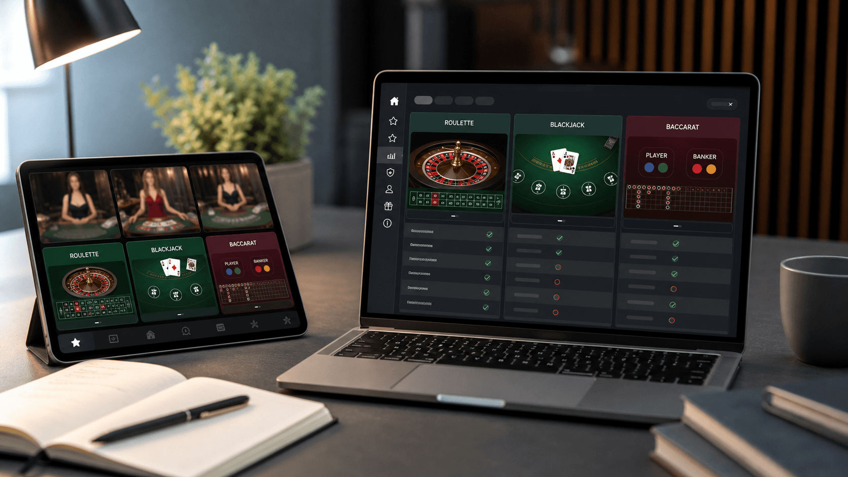 Live casino i Danmark illustration